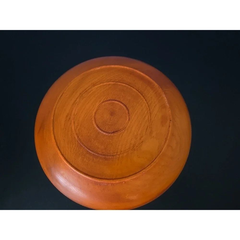 Vintage‎ Wooden Dapa Bhutanese Burl Maple Wood Bowl Used for Commoners